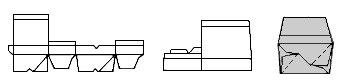 底貼(ワンタッチ方式)見本図と展開図3