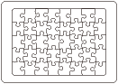 ピクチャーパズル A5サイズ(40ピース)